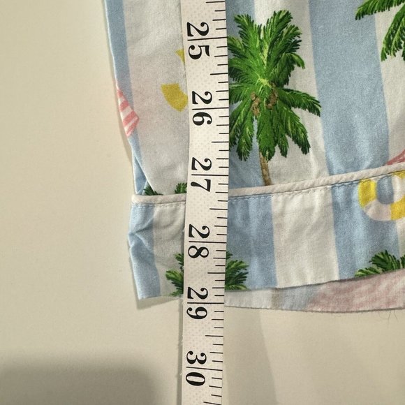 Sant & Abel X Gray Malin Palm Tree Pajamas Set Size L 100% Cotton Summer Cabana - Picture 11 of 15